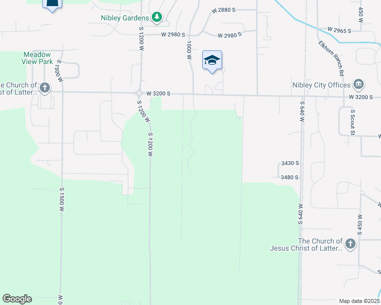map of restaurants, bars, coffee shops, grocery stores, and more near 1004 3410 South in Nibley