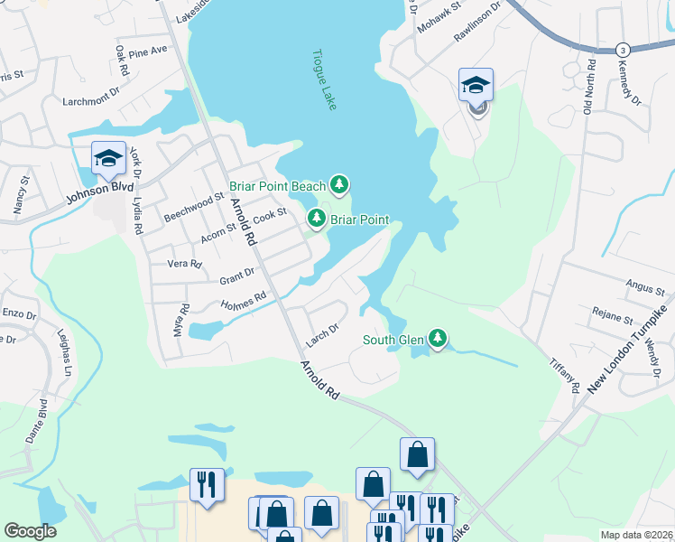 map of restaurants, bars, coffee shops, grocery stores, and more near 20 Harrington Road in Coventry
