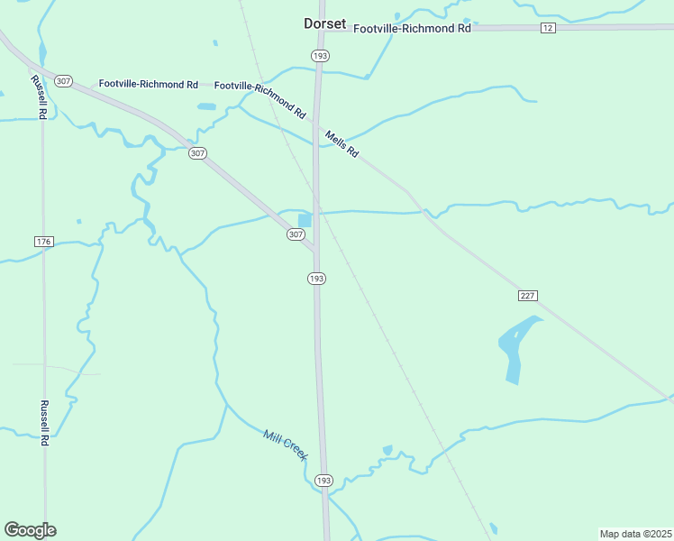 map of restaurants, bars, coffee shops, grocery stores, and more near 2904 Ohio 193 in Dorset