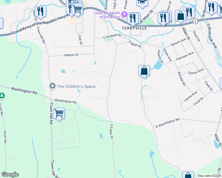 map of restaurants, bars, coffee shops, grocery stores, and more near 81 South Eagle Street in Plymouth
