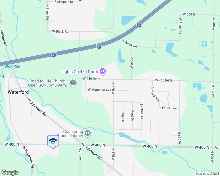 map of restaurants, bars, coffee shops, grocery stores, and more near 6792 West Magnolia Avenue in Michigan City