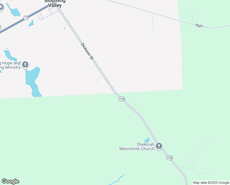 map of restaurants, bars, coffee shops, grocery stores, and more near 14562 Dickson Street in Guys Mills