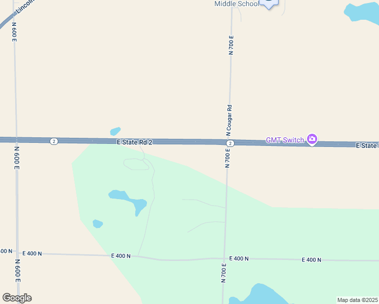 map of restaurants, bars, coffee shops, grocery stores, and more near 4412 North 700 East in Rolling Prairie