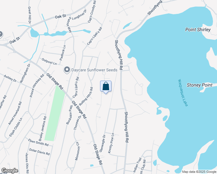 map of restaurants, bars, coffee shops, grocery stores, and more near 238 White Oak Trail in Barnstable