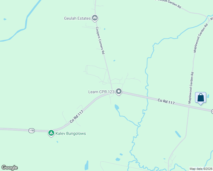 map of restaurants, bars, coffee shops, grocery stores, and more near 588 New York 17B in Monticello