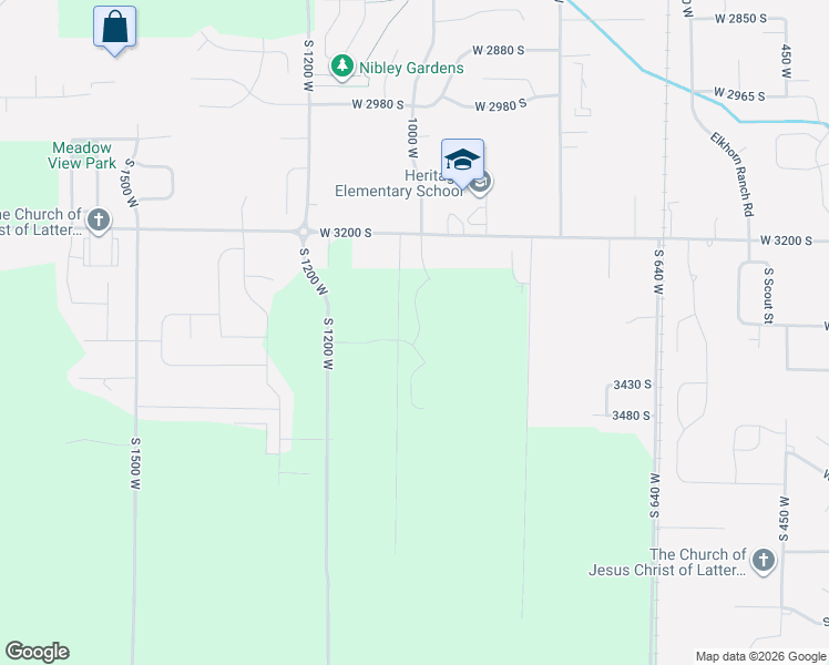 map of restaurants, bars, coffee shops, grocery stores, and more near in Nibley