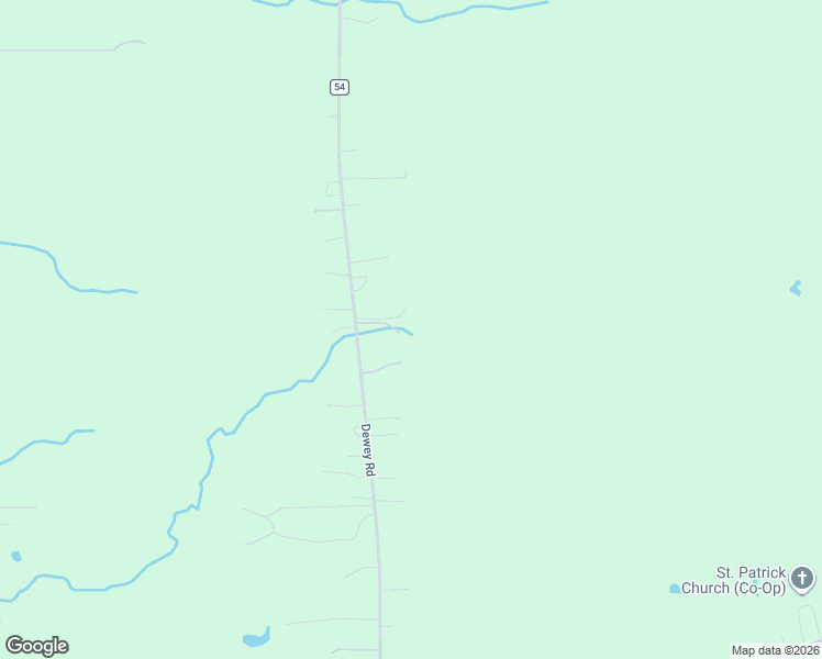 map of restaurants, bars, coffee shops, grocery stores, and more near 7315 Dewey Road in Thompson
