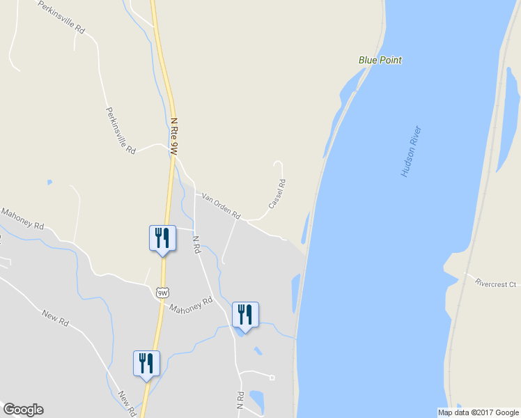 map of restaurants, bars, coffee shops, grocery stores, and more near 29 Van Orden Road in Milton