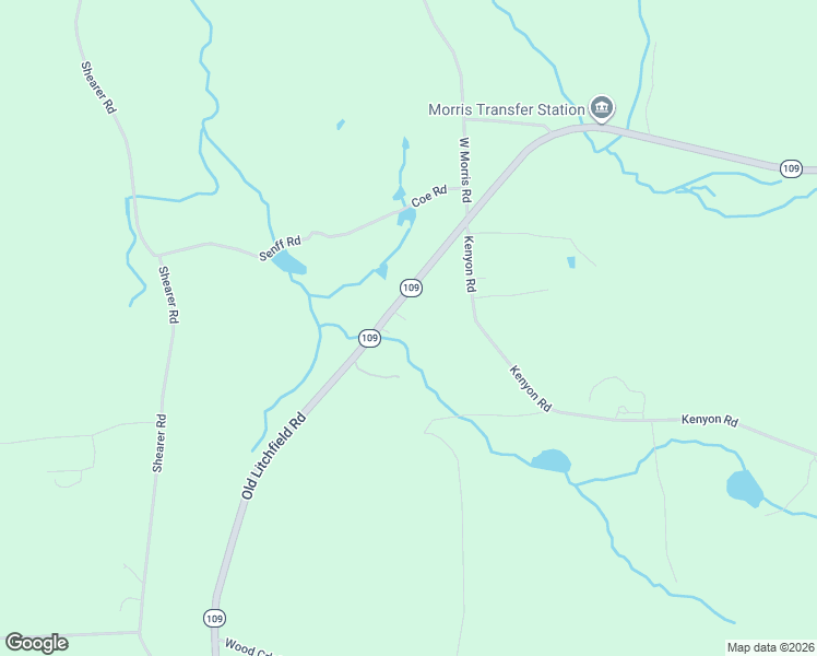 map of restaurants, bars, coffee shops, grocery stores, and more near 429 Lakeside Road in Morris