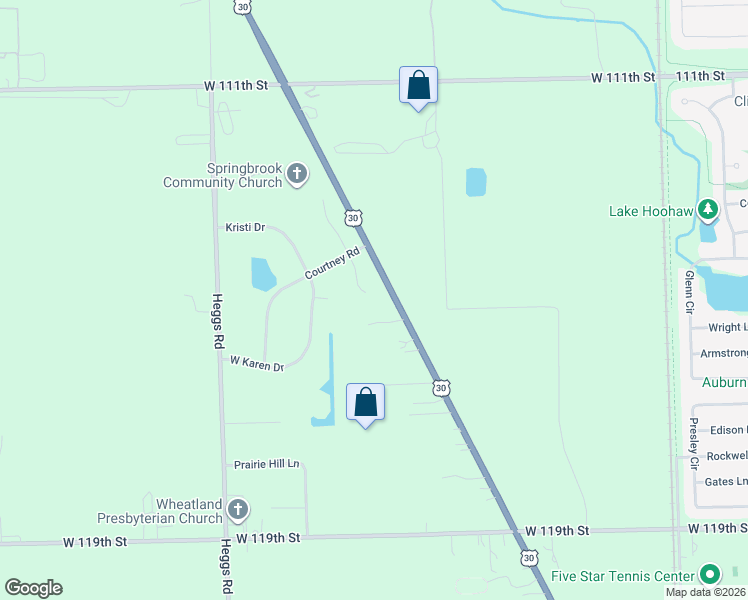 map of restaurants, bars, coffee shops, grocery stores, and more near 11457 South Cindy Court in Plainfield