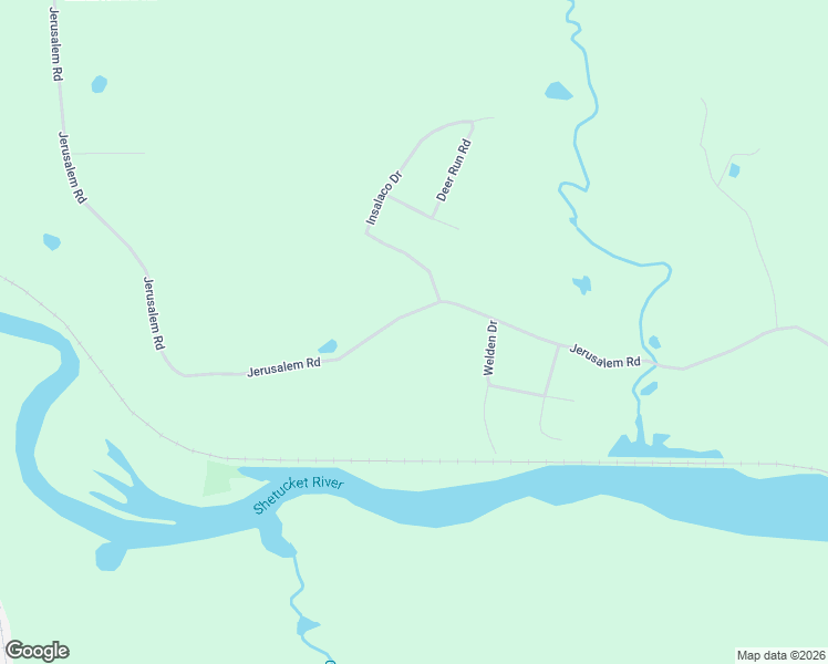 map of restaurants, bars, coffee shops, grocery stores, and more near 373 Jerusalem Road in Windham
