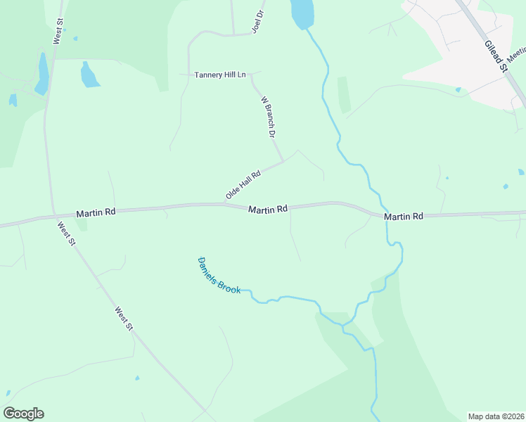 map of restaurants, bars, coffee shops, grocery stores, and more near 258 Martin Road in Hebron