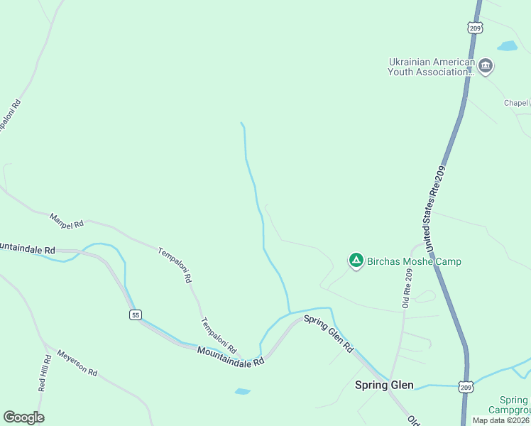 map of restaurants, bars, coffee shops, grocery stores, and more near 189 Tice Road in Spring Glen
