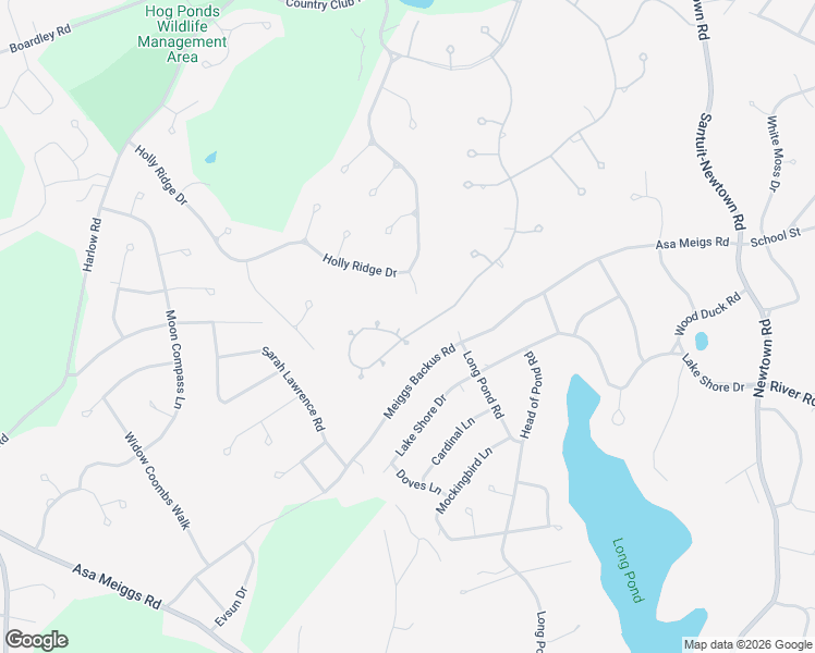 map of restaurants, bars, coffee shops, grocery stores, and more near 73 Reflection Drive in Sandwich