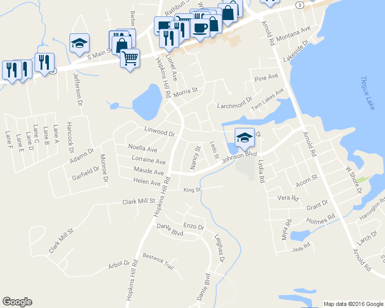 map of restaurants, bars, coffee shops, grocery stores, and more near 11 Nancy Street in Coventry