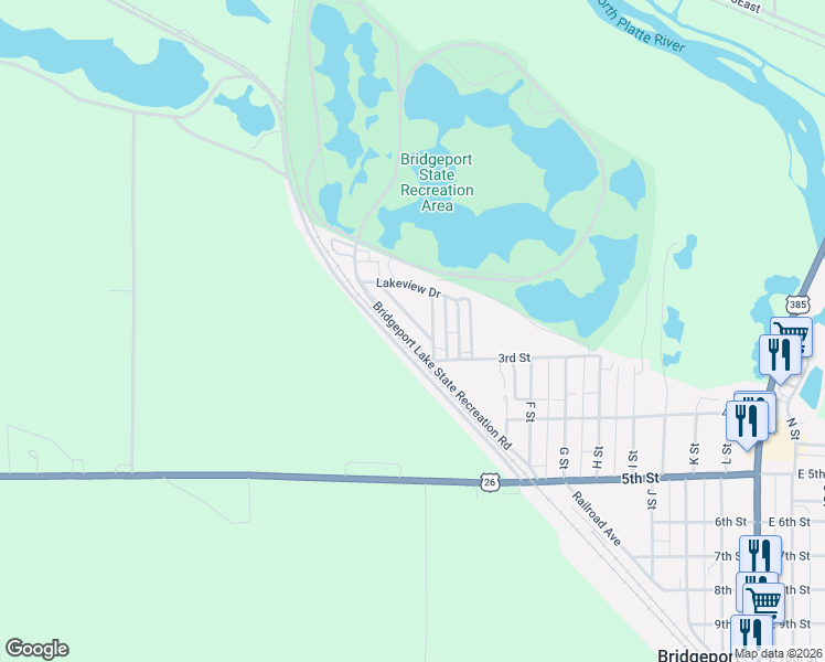 map of restaurants, bars, coffee shops, grocery stores, and more near 102-113 Recreation Rd in Bridgeport