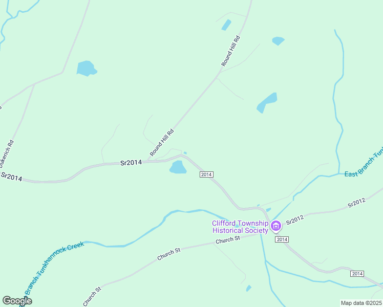 map of restaurants, bars, coffee shops, grocery stores, and more near 2093 State Route 2014 in Susquehanna County