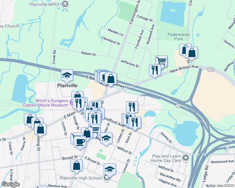10 New Britain Avenue, Plainville CT Walk Score