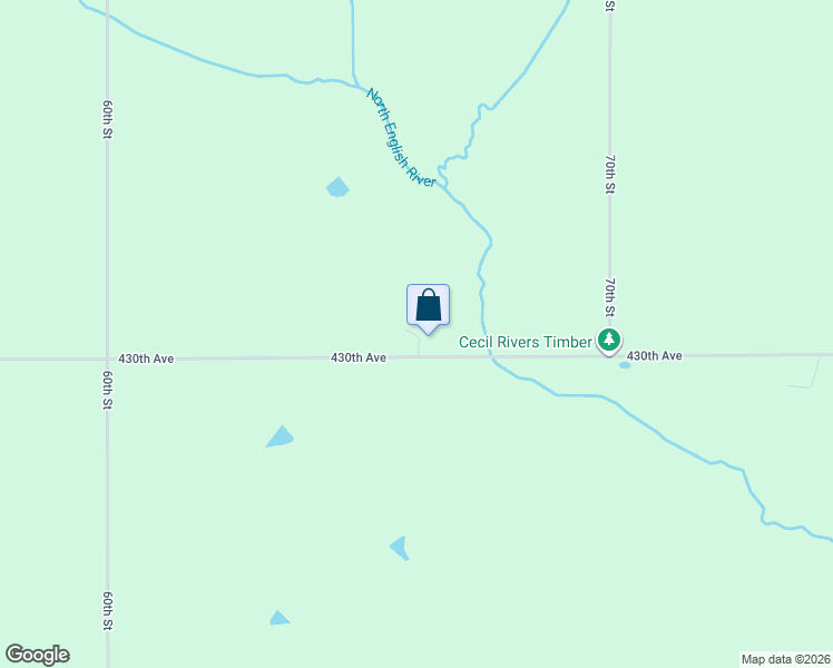 map of restaurants, bars, coffee shops, grocery stores, and more near 601-675 430th Avenue in Grinnell