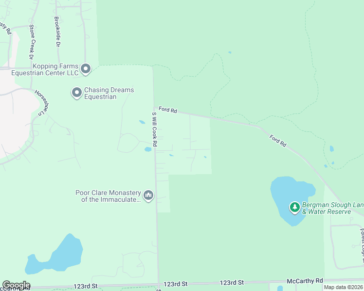 map of restaurants, bars, coffee shops, grocery stores, and more near 11801 South Glen Road in Palos Park