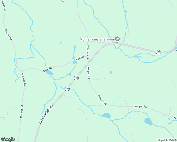 map of restaurants, bars, coffee shops, grocery stores, and more near 387 Kenyon Road in Morris