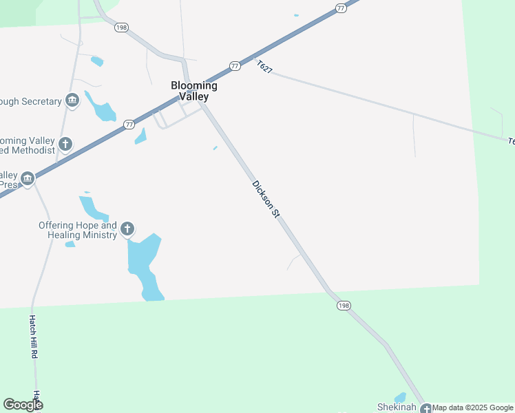 map of restaurants, bars, coffee shops, grocery stores, and more near 15021-15023 Dickson St in Meadville