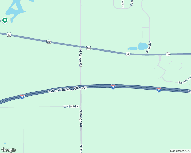 map of restaurants, bars, coffee shops, grocery stores, and more near 4755 North Range Road in La Porte