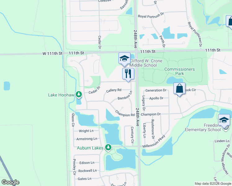 map of restaurants, bars, coffee shops, grocery stores, and more near 4128 Callery Road in Naperville