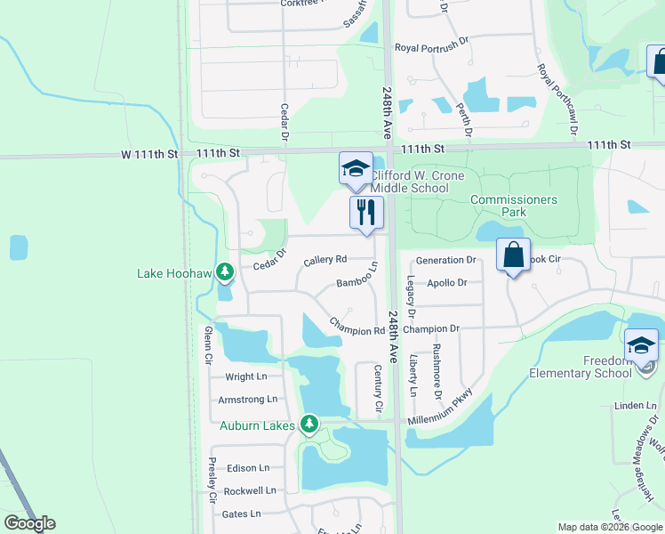 map of restaurants, bars, coffee shops, grocery stores, and more near 4128 Callery Road in Naperville