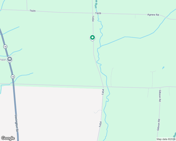 map of restaurants, bars, coffee shops, grocery stores, and more near 15141 Inlet Road in Meadville