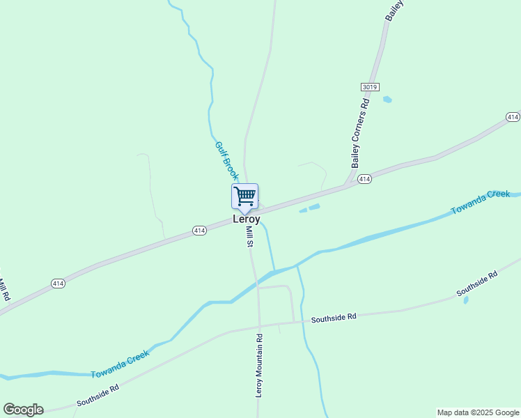 map of restaurants, bars, coffee shops, grocery stores, and more near 10183 State Route 414 in Canton