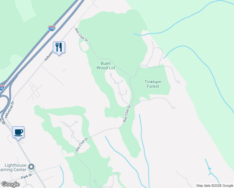 map of restaurants, bars, coffee shops, grocery stores, and more near 9 High Ridge Drive in Mattapoisett