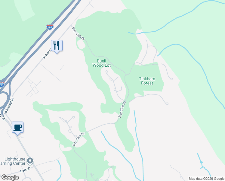 map of restaurants, bars, coffee shops, grocery stores, and more near 9 High Ridge Drive in Mattapoisett