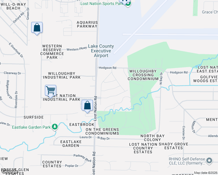 map of restaurants, bars, coffee shops, grocery stores, and more near 38533 Ranally Way in Willoughby