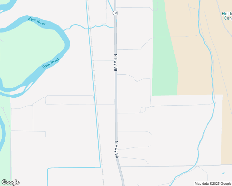 map of restaurants, bars, coffee shops, grocery stores, and more near 9215 North Highway 38 in Deweyville
