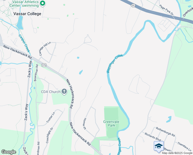 map of restaurants, bars, coffee shops, grocery stores, and more near 98 Ridgeview Road in Arlington