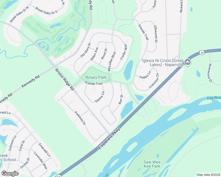 map of restaurants, bars, coffee shops, grocery stores, and more near 2671 McLellan Boulevard in Yorkville