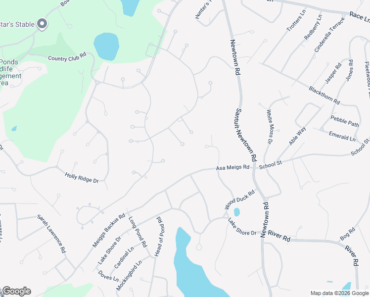 map of restaurants, bars, coffee shops, grocery stores, and more near 11 Birchwood Lane in Sandwich