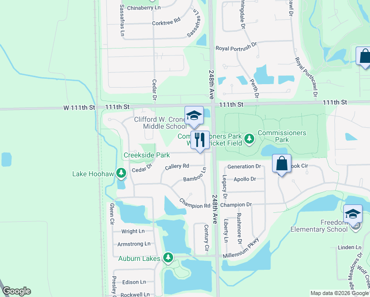 map of restaurants, bars, coffee shops, grocery stores, and more near 4035 Juneberry Road in Naperville