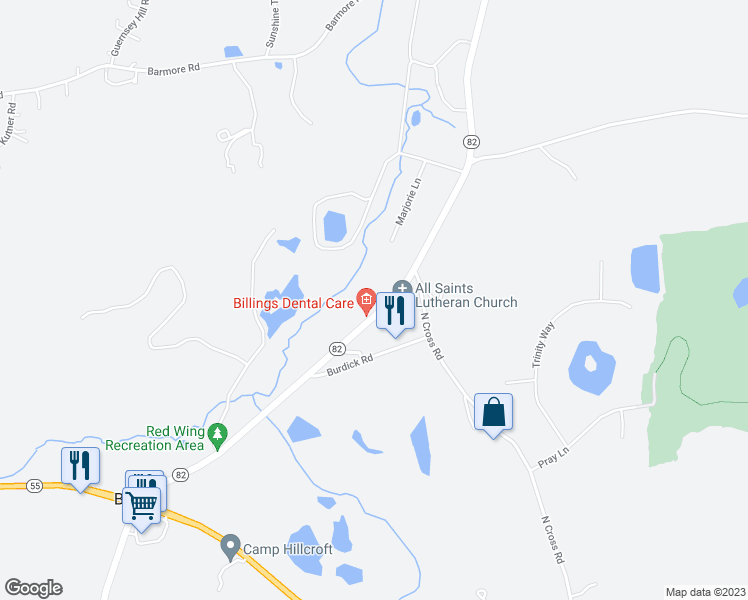 map of restaurants, bars, coffee shops, grocery stores, and more near 2419 New York 82 in Lagrangeville