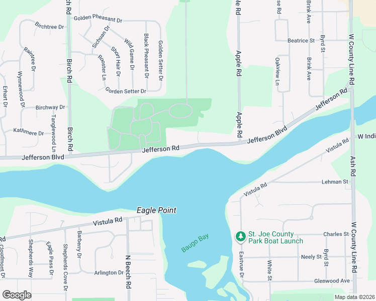 map of restaurants, bars, coffee shops, grocery stores, and more near 10586 Jefferson Road in Osceola