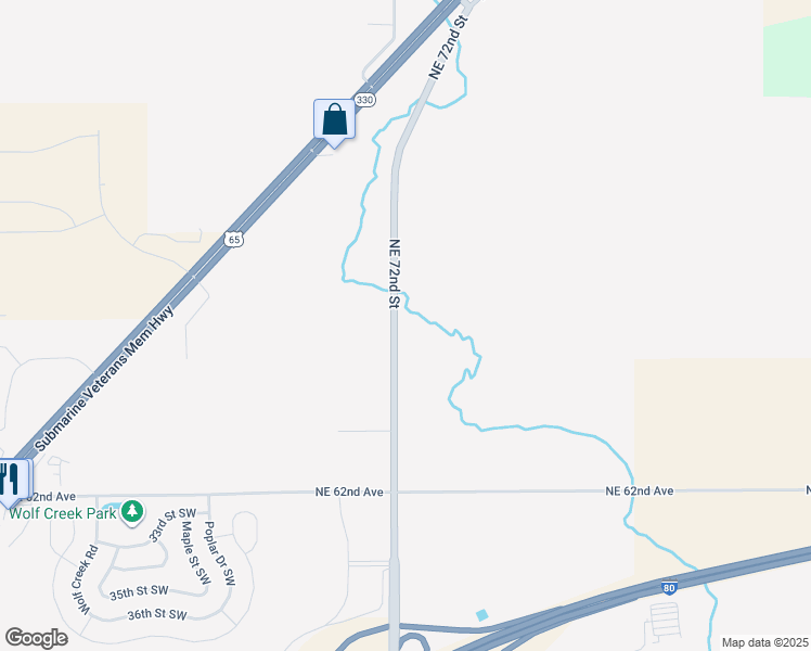 map of restaurants, bars, coffee shops, grocery stores, and more near 2605 Grant Street South in Bondurant