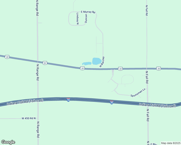 map of restaurants, bars, coffee shops, grocery stores, and more near 440 U.S. 20 in La Porte
