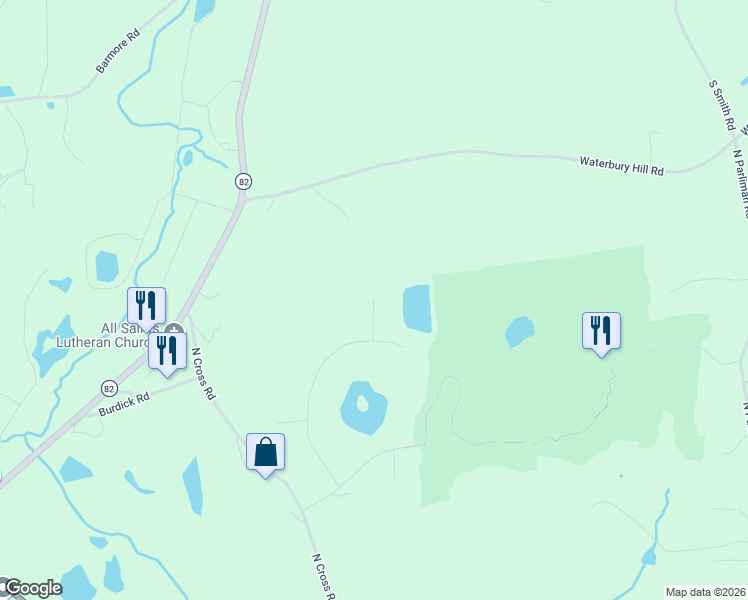 map of restaurants, bars, coffee shops, grocery stores, and more near 6 Madonna Drive in Lagrangeville