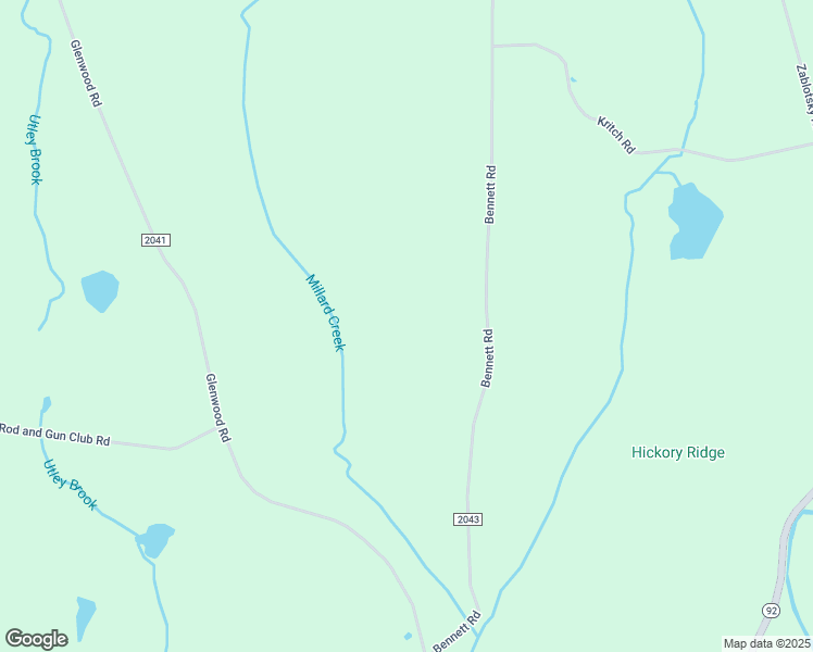 map of restaurants, bars, coffee shops, grocery stores, and more near 775 Bennett Road in Hop Bottom