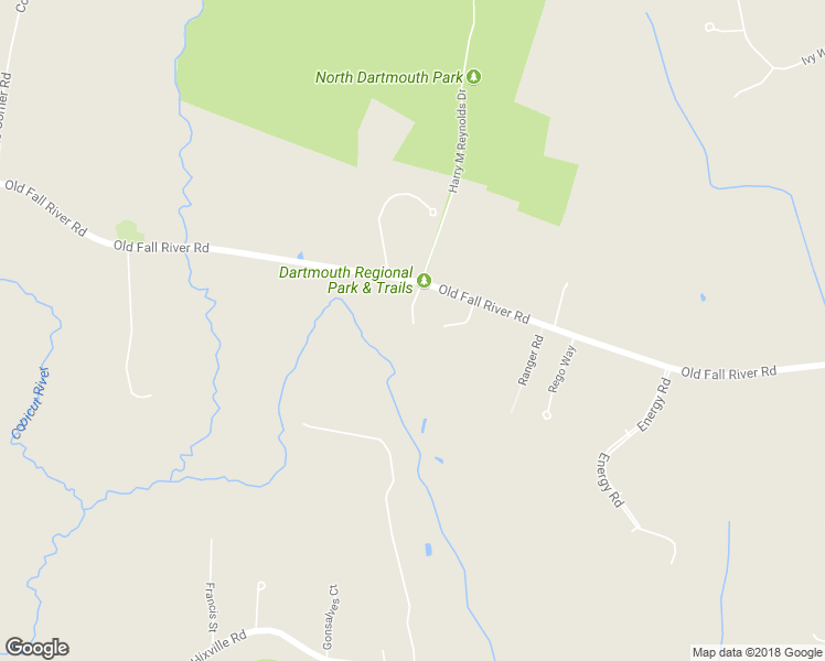 map of restaurants, bars, coffee shops, grocery stores, and more near 1 Stonefield Lane in Dartmouth