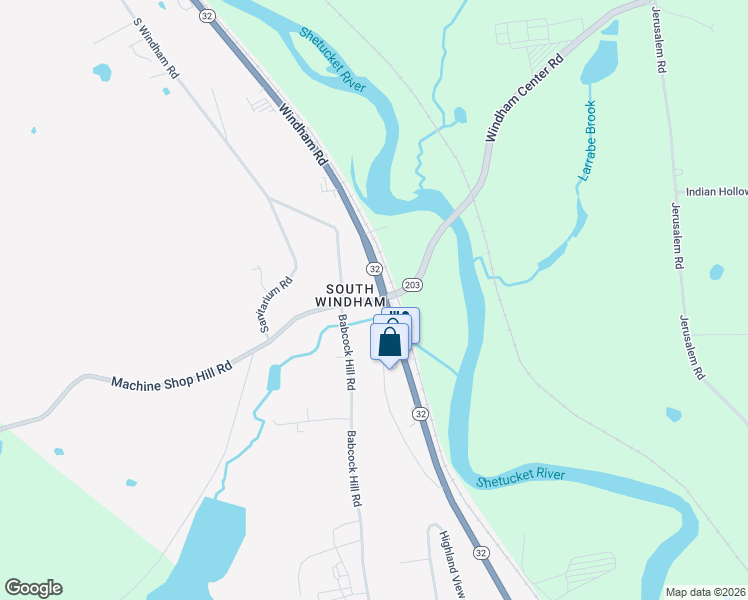 map of restaurants, bars, coffee shops, grocery stores, and more near 9 Main Street in Windham