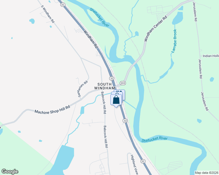 map of restaurants, bars, coffee shops, grocery stores, and more near 9 Main Street in Windham