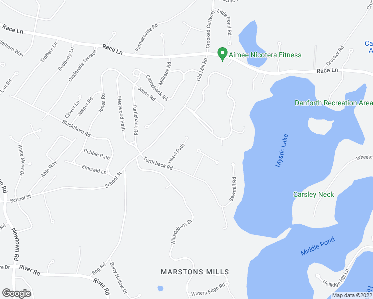 map of restaurants, bars, coffee shops, grocery stores, and more near 38 Hazel Path in Barnstable