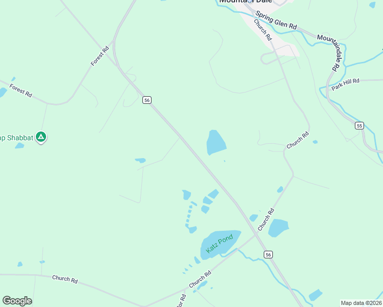map of restaurants, bars, coffee shops, grocery stores, and more near New Road in Mountain Dale
